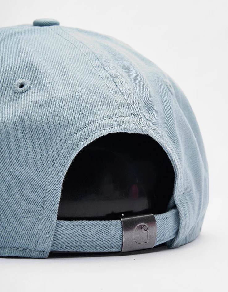 Carhartt WIP Madison Logo Cap - Tourmaline/White - Image 3
