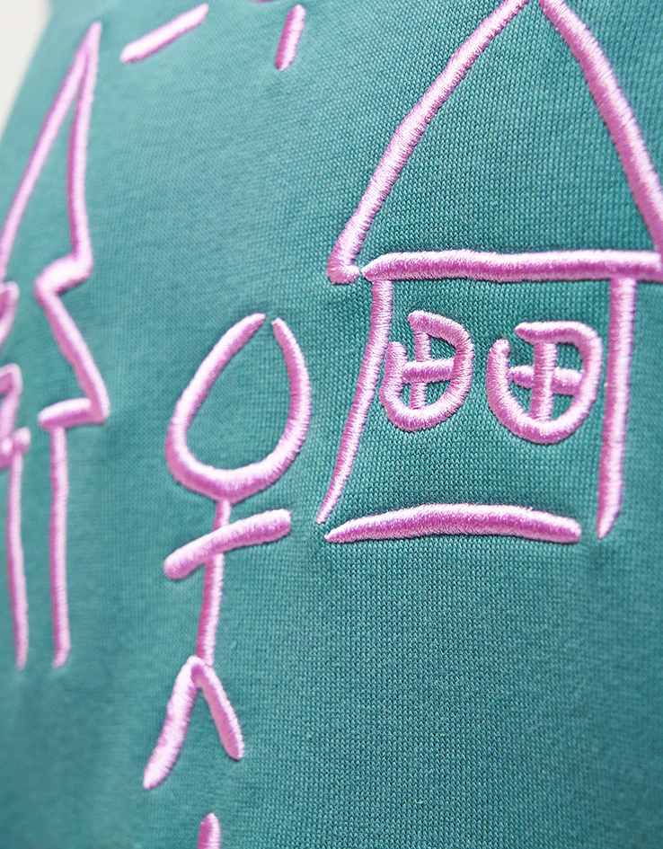 Carhartt WIP Masterpiece Sweatshirt - Saguaro/Pink - Image 8