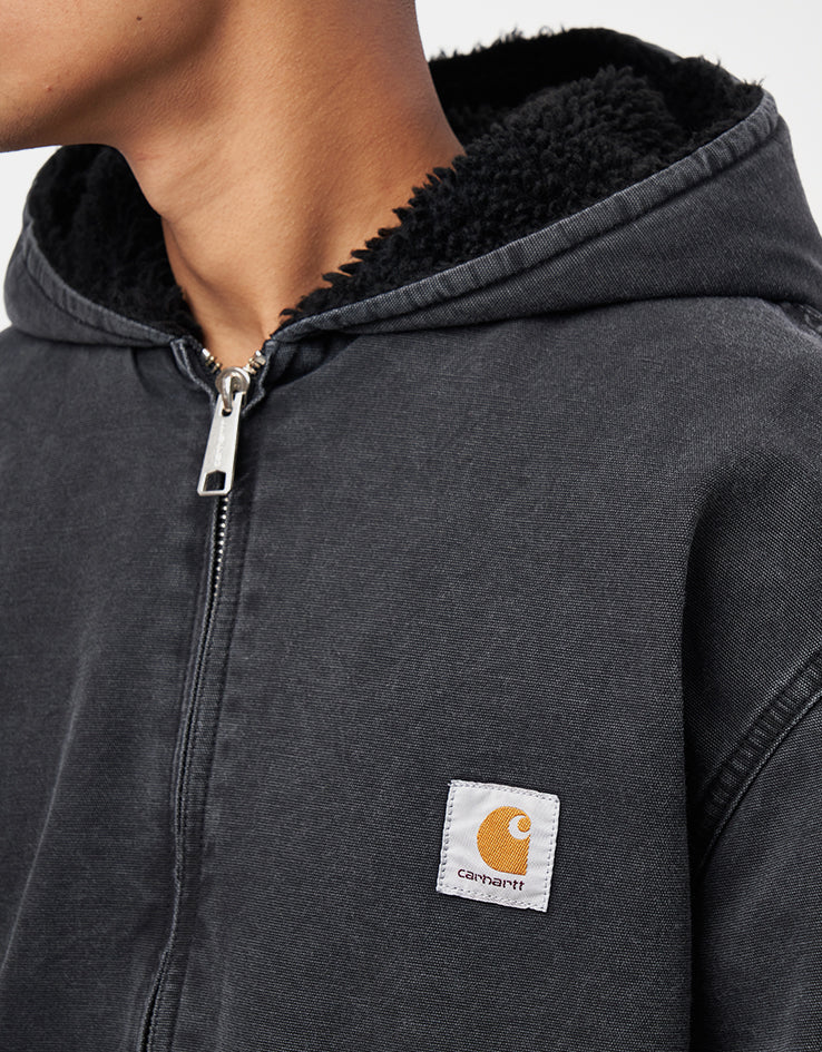 Carhartt WIP Mitch Jacket - Black (Dusky Canvas) - Image 2