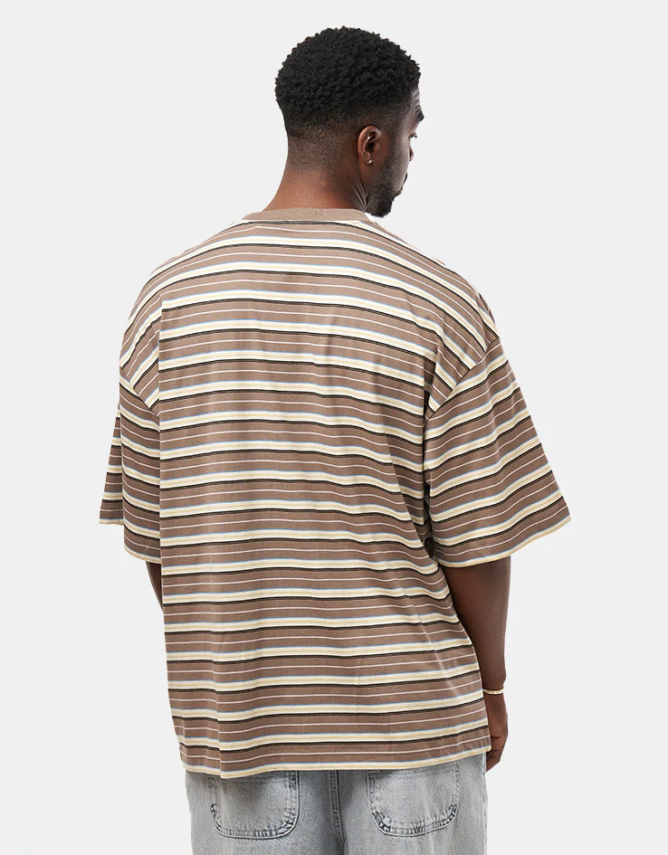 Carhartt WIP Nathan T-Shirt - Nathan Stripe/Branch - Image 2