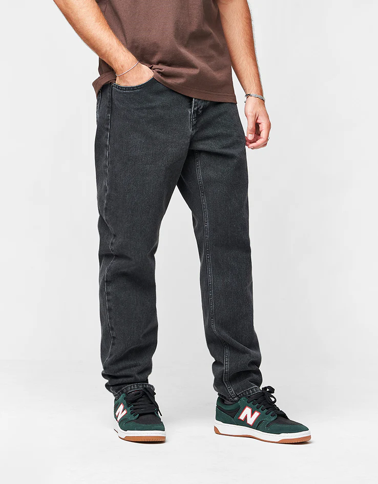 Carhartt WIP Newel Pant - Black (Stone Washed) - Image 3
