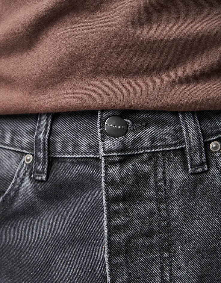Carhartt WIP Newel Pant - Black (Stone Washed) - Image 7