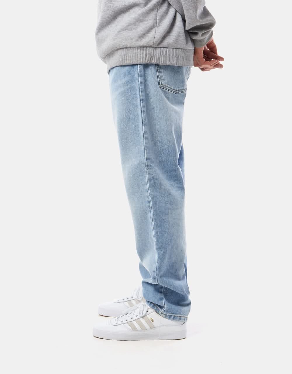 Carhartt WIP Newel Pant - Blue (Light Used Wash) - Image 5