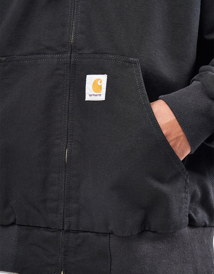 Carhartt WIP OG Active Jacket - Black (Rinsed) - Image 5