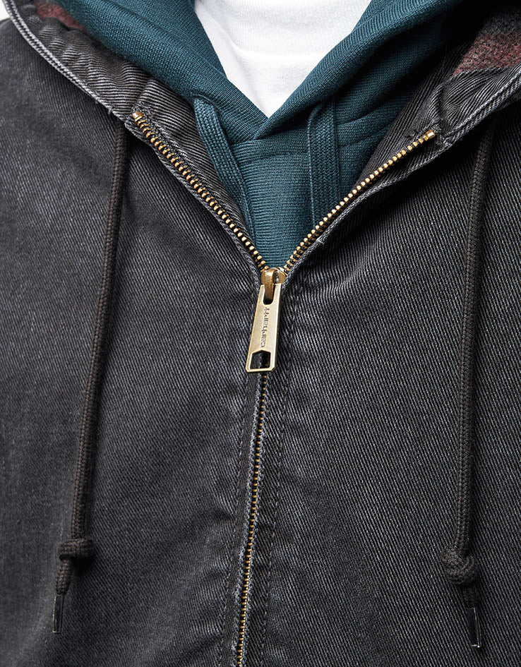 Carhartt WIP OG Active Jacket - Black 'Stone Washed' (Denim) - Image 5