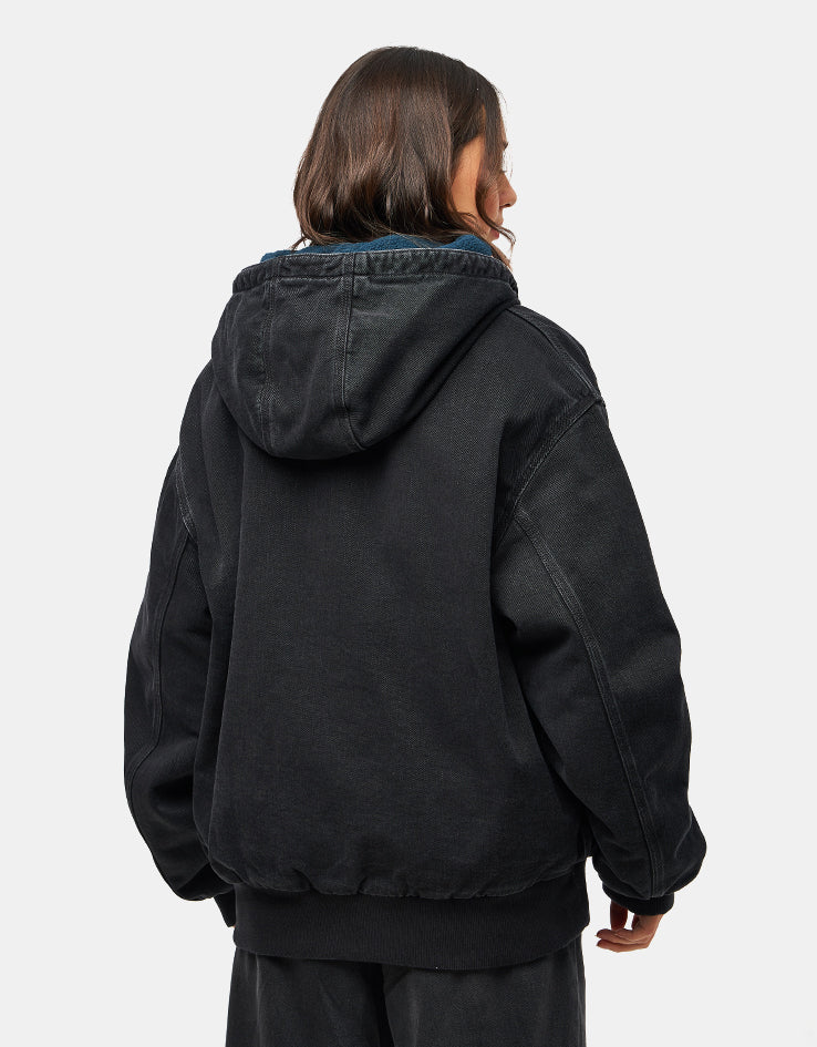Carhartt WIP OG Active Jacket - Black 'Stone Washed' (Denim) - Image 9
