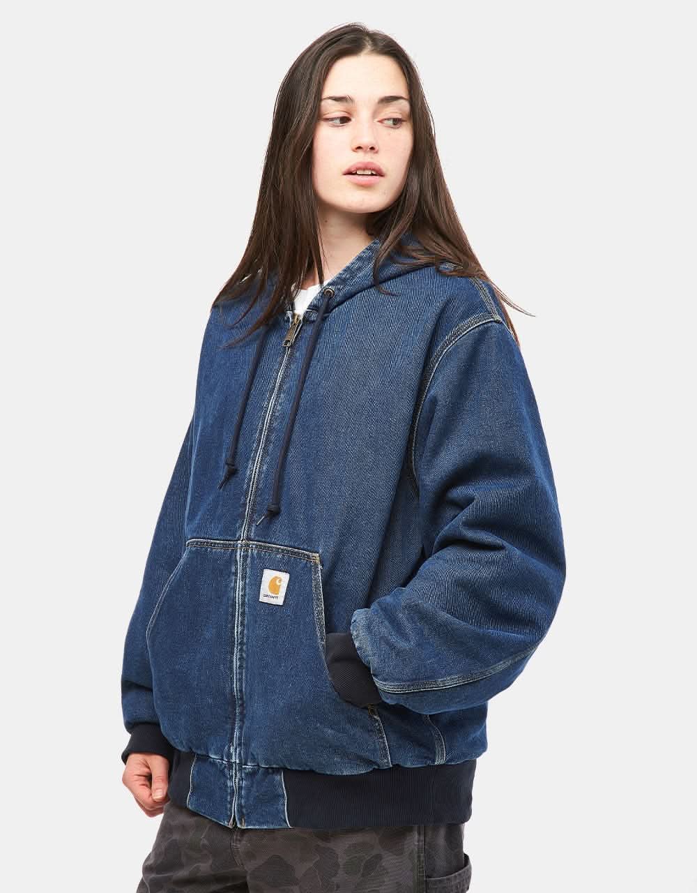 Carhartt WIP OG Active Jacket - Blue 'Stone Washed' (Denim) - Image 8