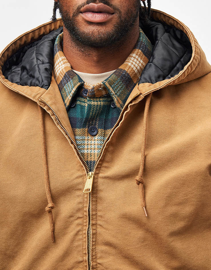 Carhartt WIP OG Active Jacket - Hamilton Brown 'Stone Canvas' (Winter) - Image 5