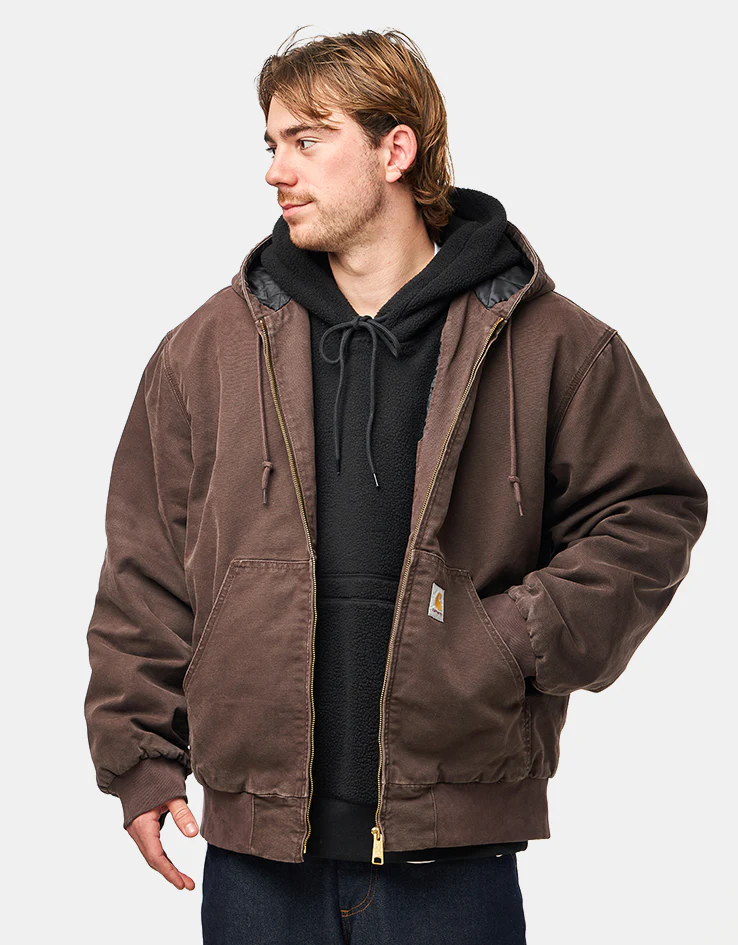 Carhartt WIP OG Active Jacket - Tobacco 'Stone Canvas' (Winter)