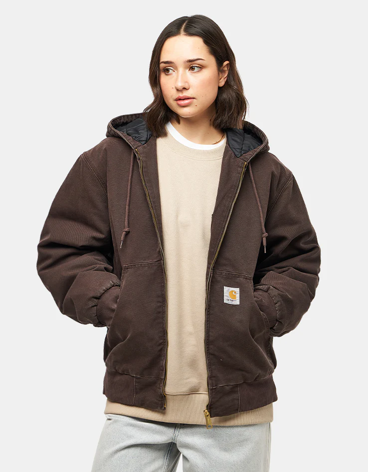 Carhartt WIP OG Active Jacket - Tobacco 'Stone Canvas' (Winter) - Image 7