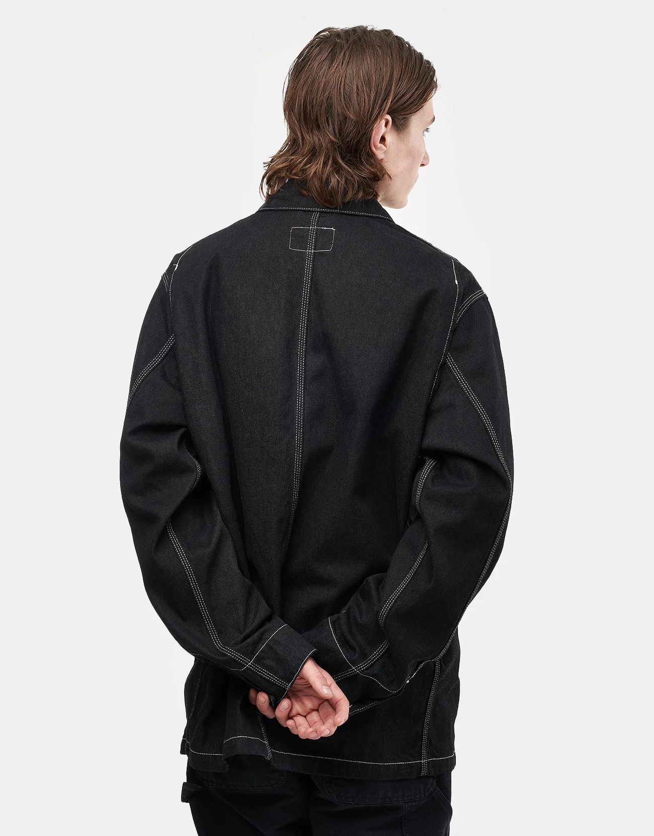 Carhartt WIP OG Chore Coat - Black (One Wash) - Image 3