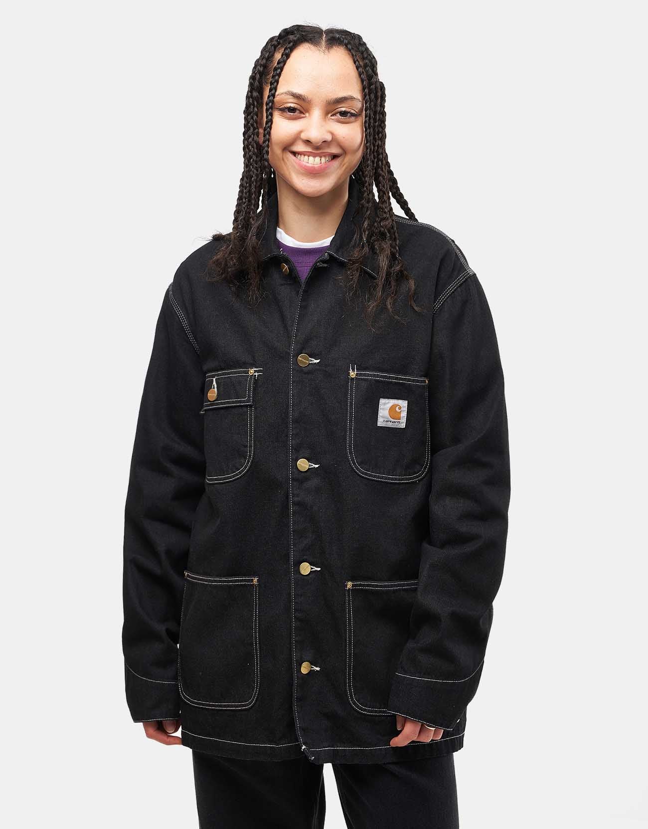 Carhartt WIP OG Chore Coat - Black (One Wash) - Image 8