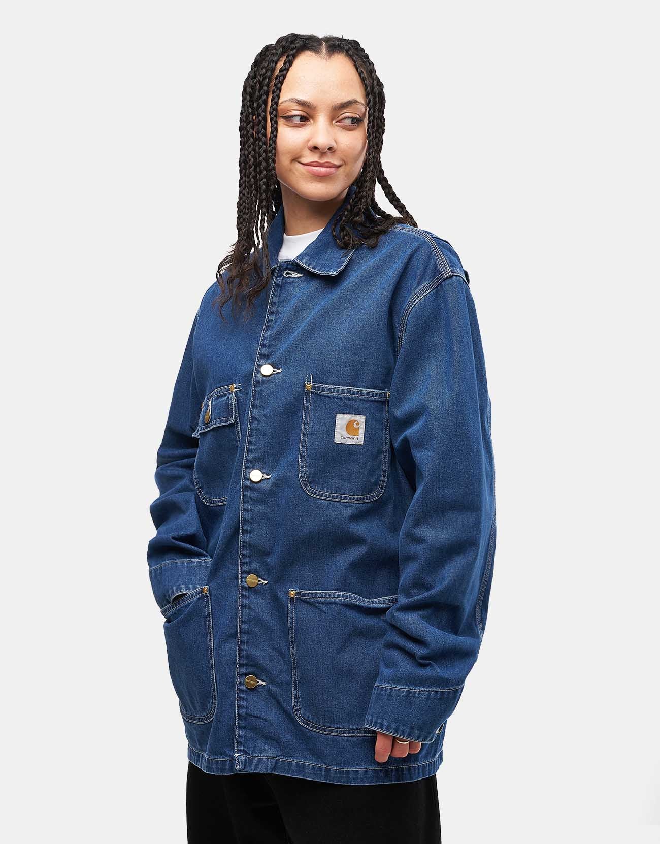 Carhartt WIP OG Chore Coat - Blue (Stone Washed) - Image 10