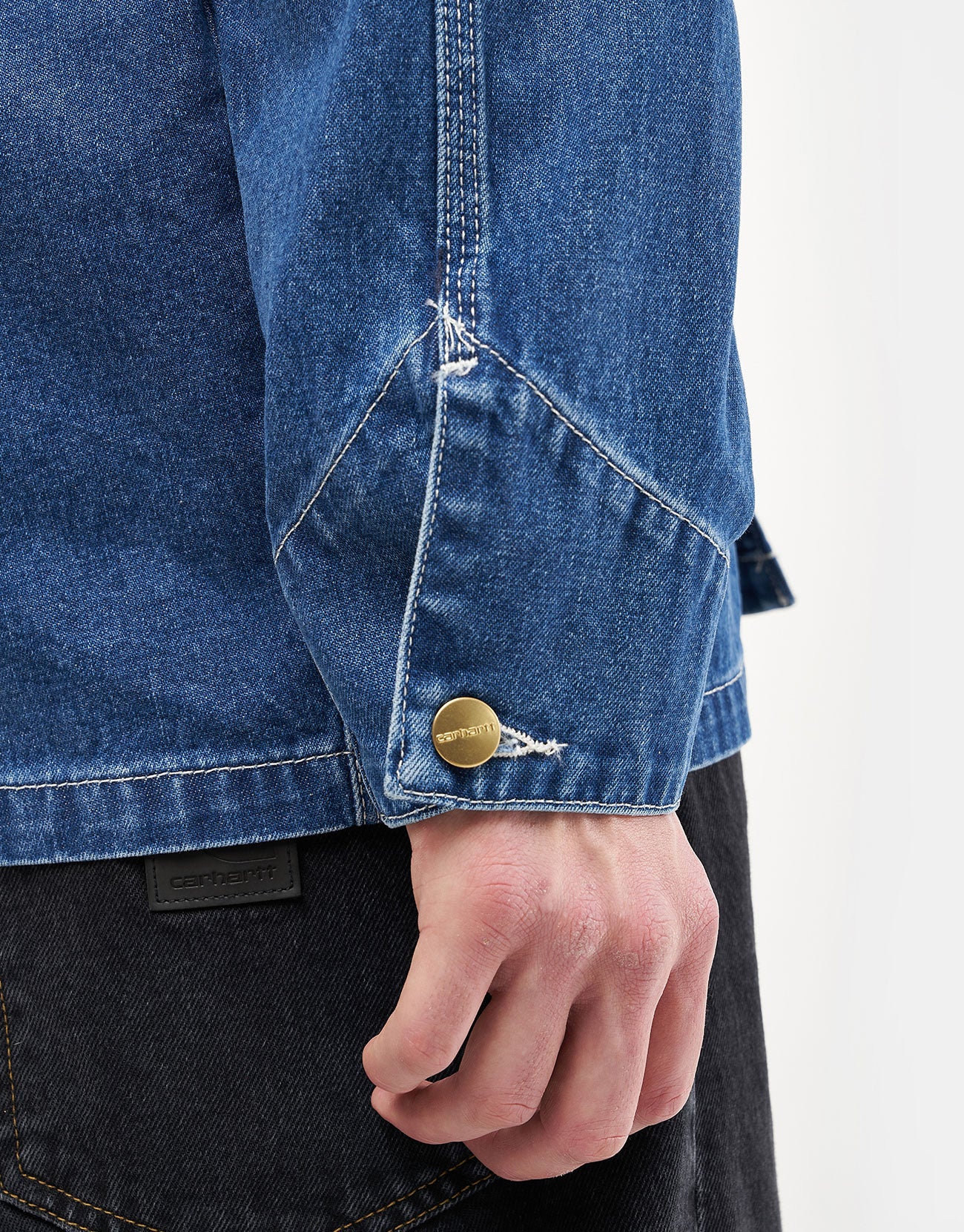 Carhartt WIP OG Chore Coat - Blue (Stone Washed) - Image 4