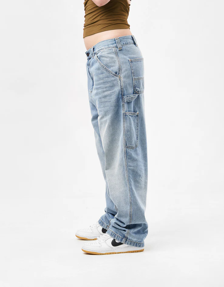 Carhartt WIP OG Single Knee Pant - Blue (Burst Washed) - Image 12