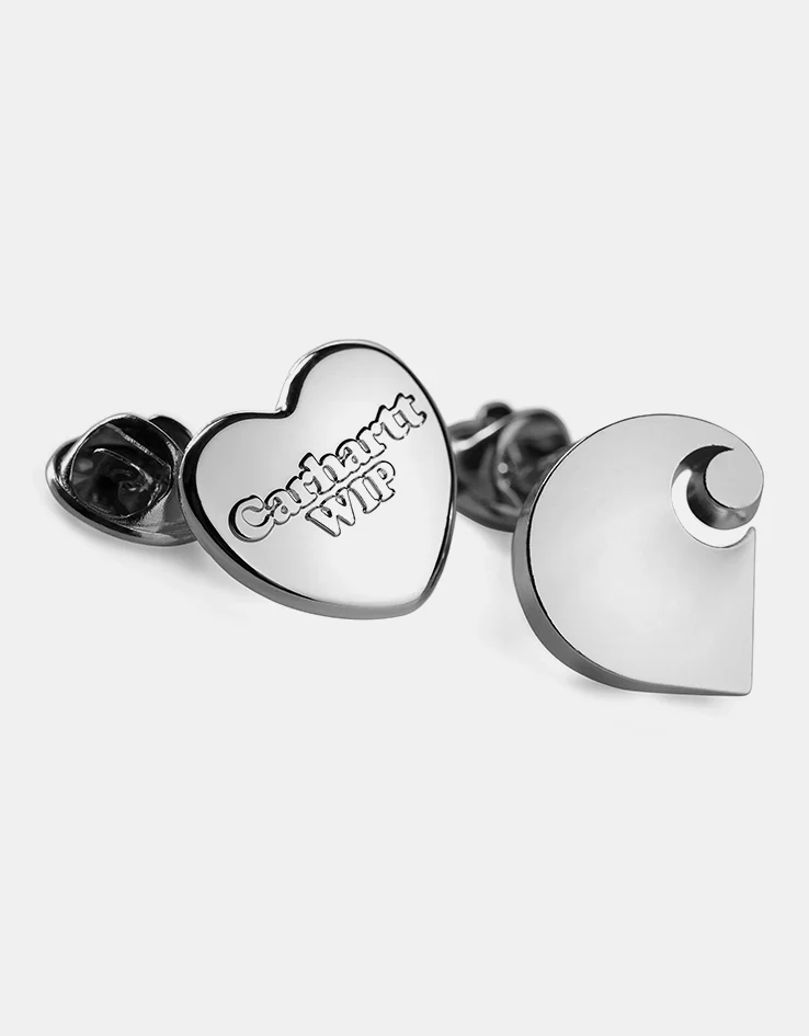 Carhartt WIP Pins Set - Silver - Image 3