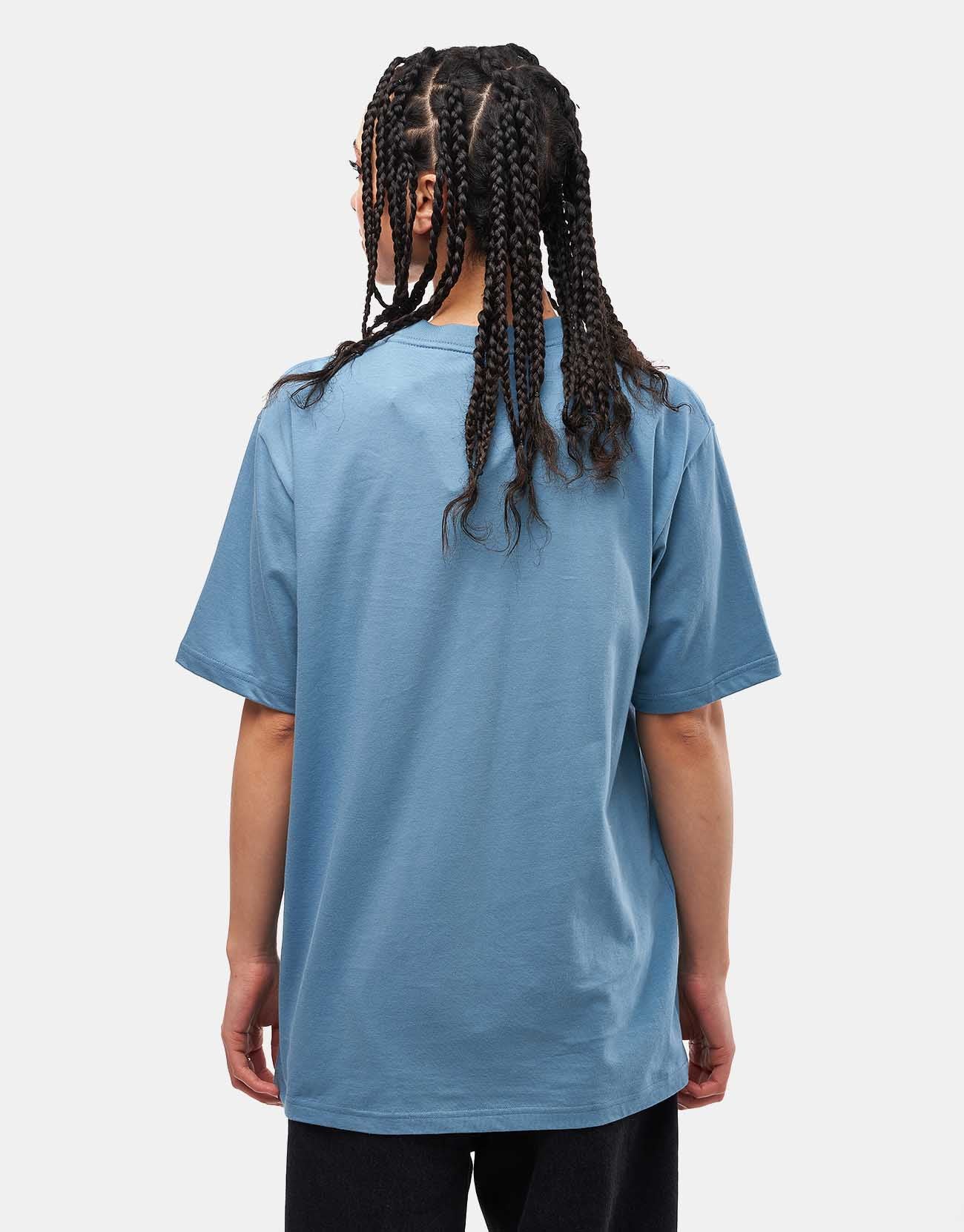 Carhartt WIP Precision Work T-Shirt - Clay Blue - Image 6