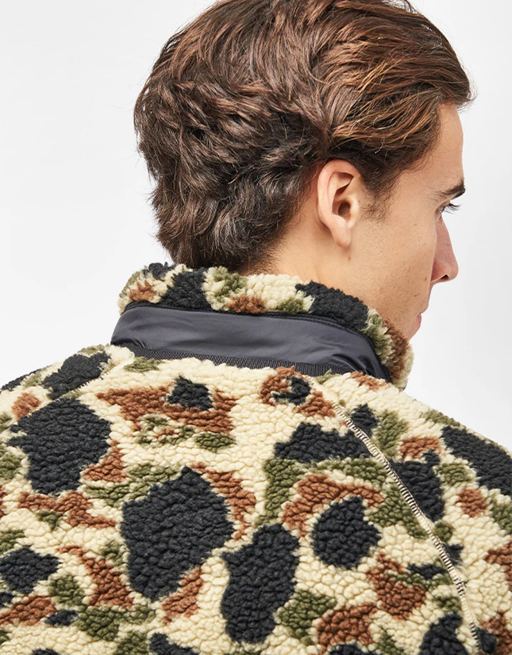 Carhartt WIP Prentis Liner - Camo Duck Jacquard/Green/Black - Image 6
