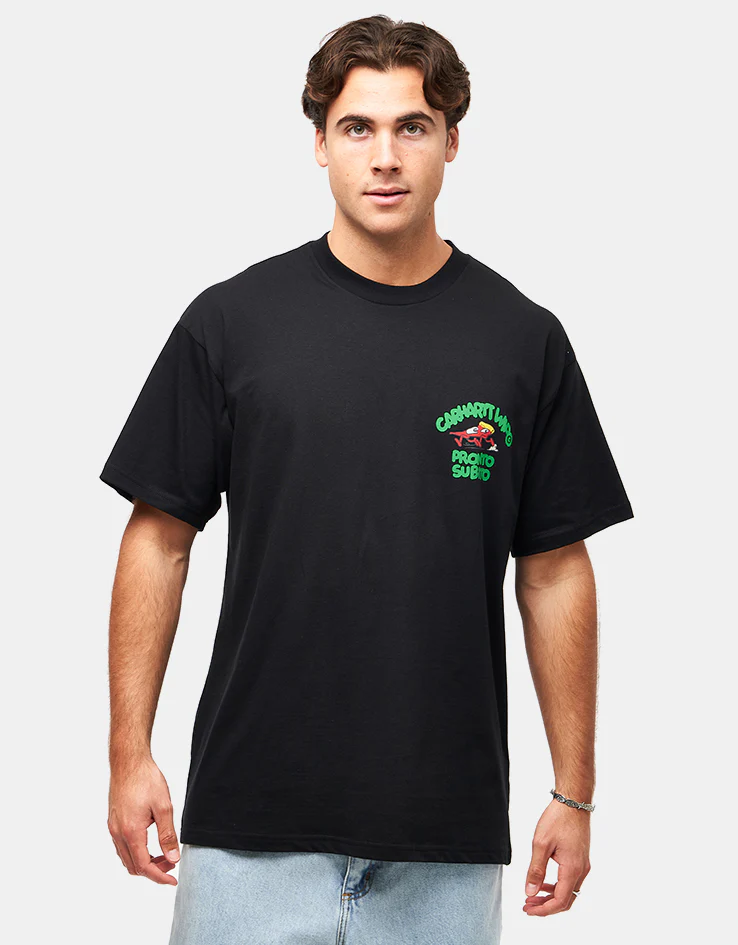 Carhartt WIP Pronto T-Shirt - Black - Image 2