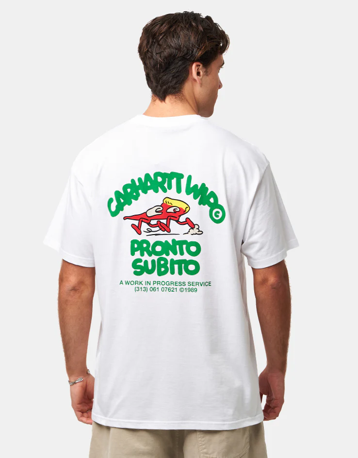 Carhartt WIP Pronto T-Shirt - White - Image 2