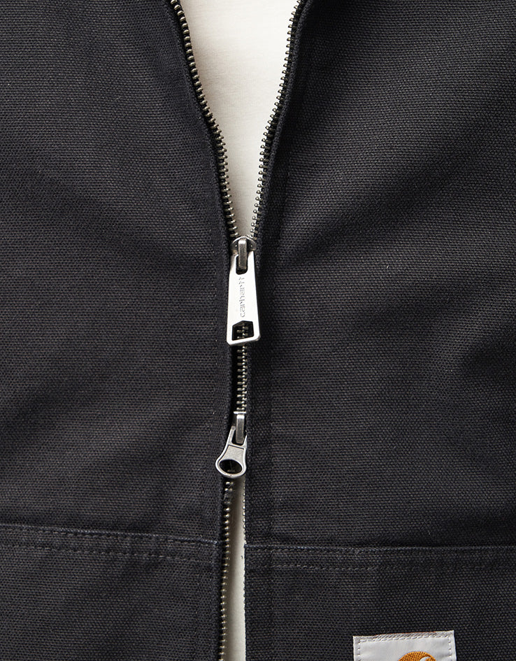 Carhartt WIP Ravon Jacket - Black (Heavy Stone Wash) - Image 6