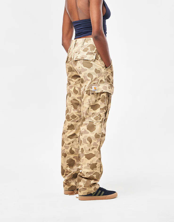 Carhartt WIP Regular Cargo Pant - Camo Duck/Desert (Rinsed) - Image 11