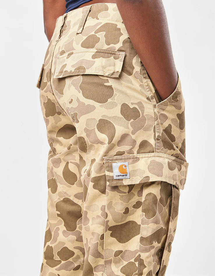 Carhartt WIP Regular Cargo Pant - Camo Duck/Desert (Rinsed) - Image 13