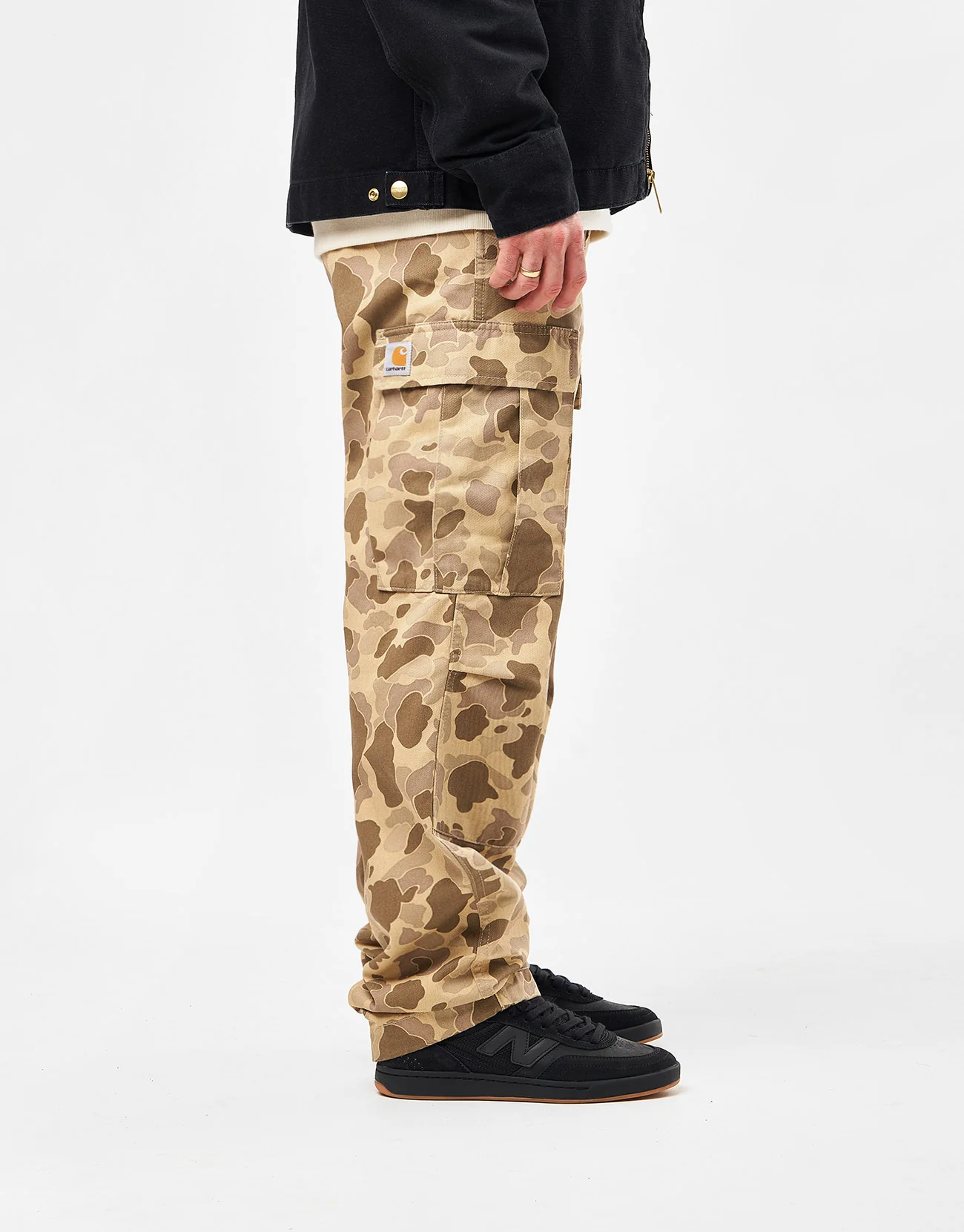Carhartt WIP Regular Cargo Pant - Camo Duck/Desert (Rinsed) - Image 3