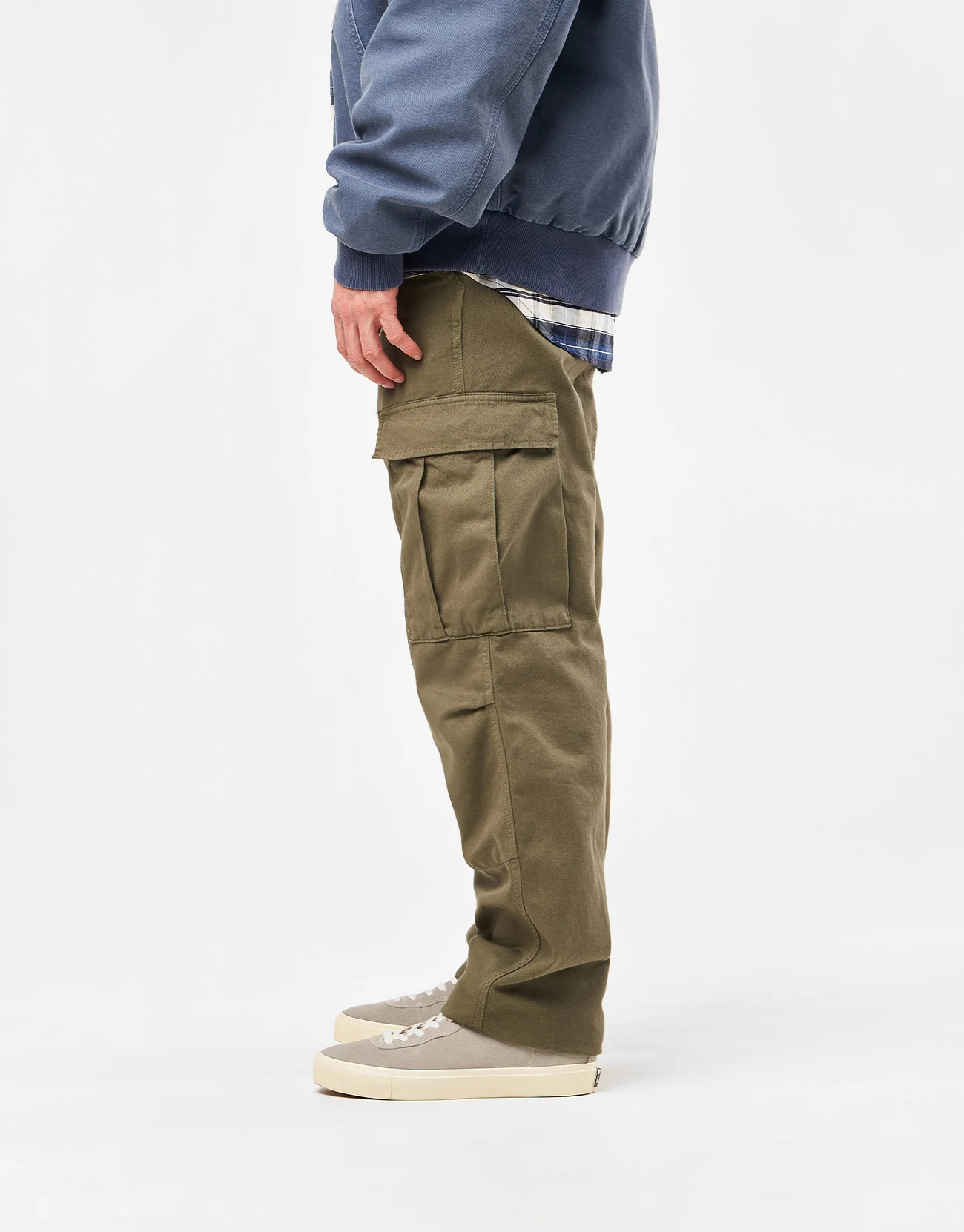 Carhartt WIP Regular Cargo Pant - Dollar Green (Garment Dyed) - Image 3