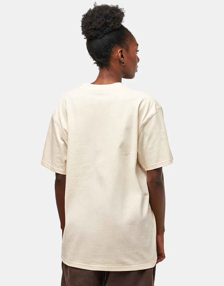Carhartt WIP S/S American Script T-Shirt - Natural - Image 5