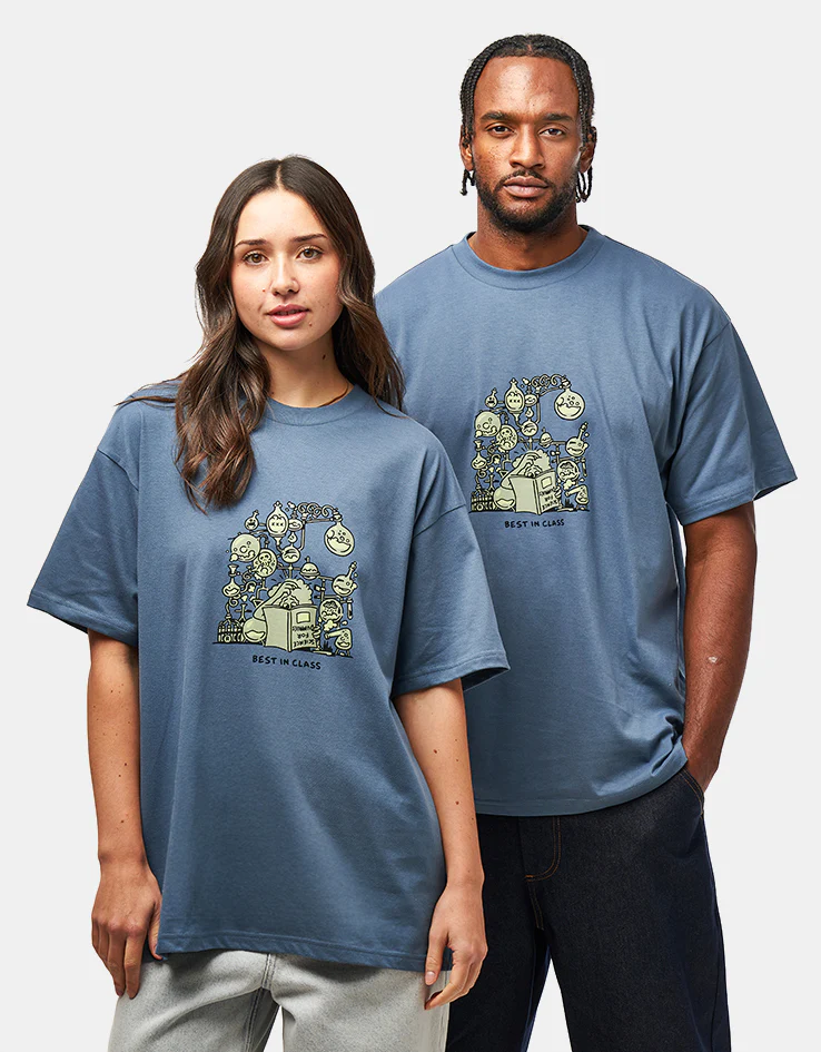 Carhartt WIP S/S Beaker T-Shirt - Angelite - Image 2