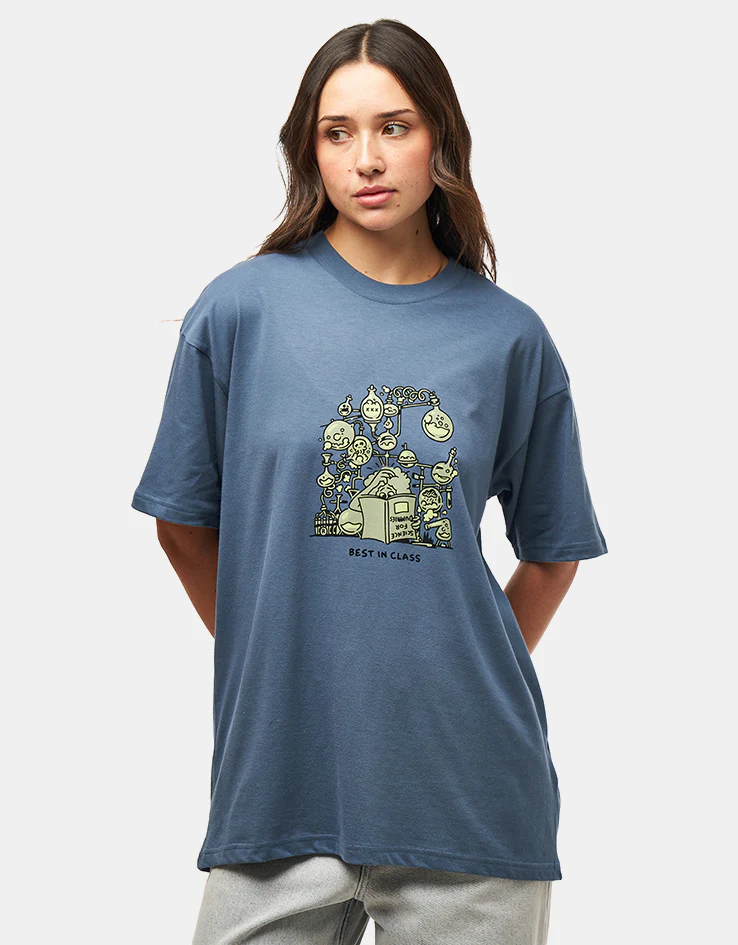 Carhartt WIP S/S Beaker T-Shirt - Angelite - Image 5
