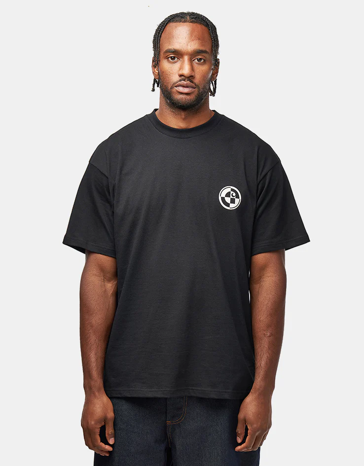 Carhartt WIP S/S C Logo Archive T-Shirt - Black - Image 3