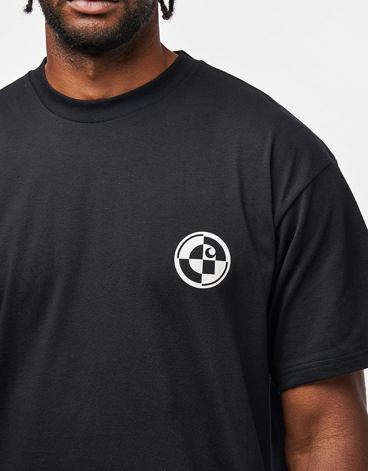 Carhartt WIP S/S C Logo Archive T-Shirt - Black - Image 5