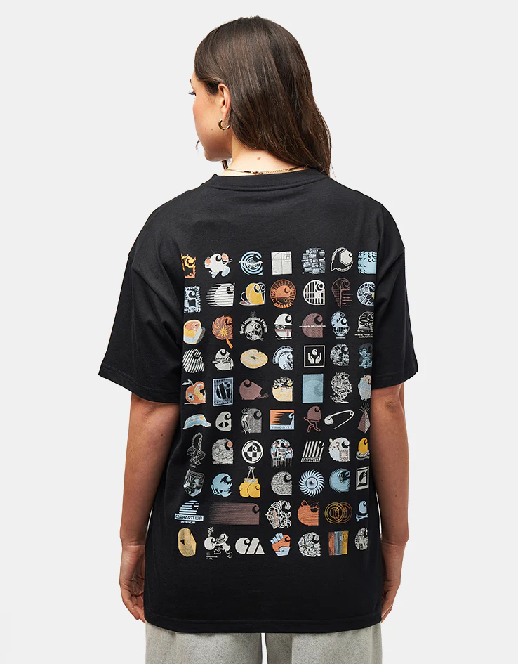 Carhartt WIP S/S C Logo Archive T-Shirt - Black - Image 6