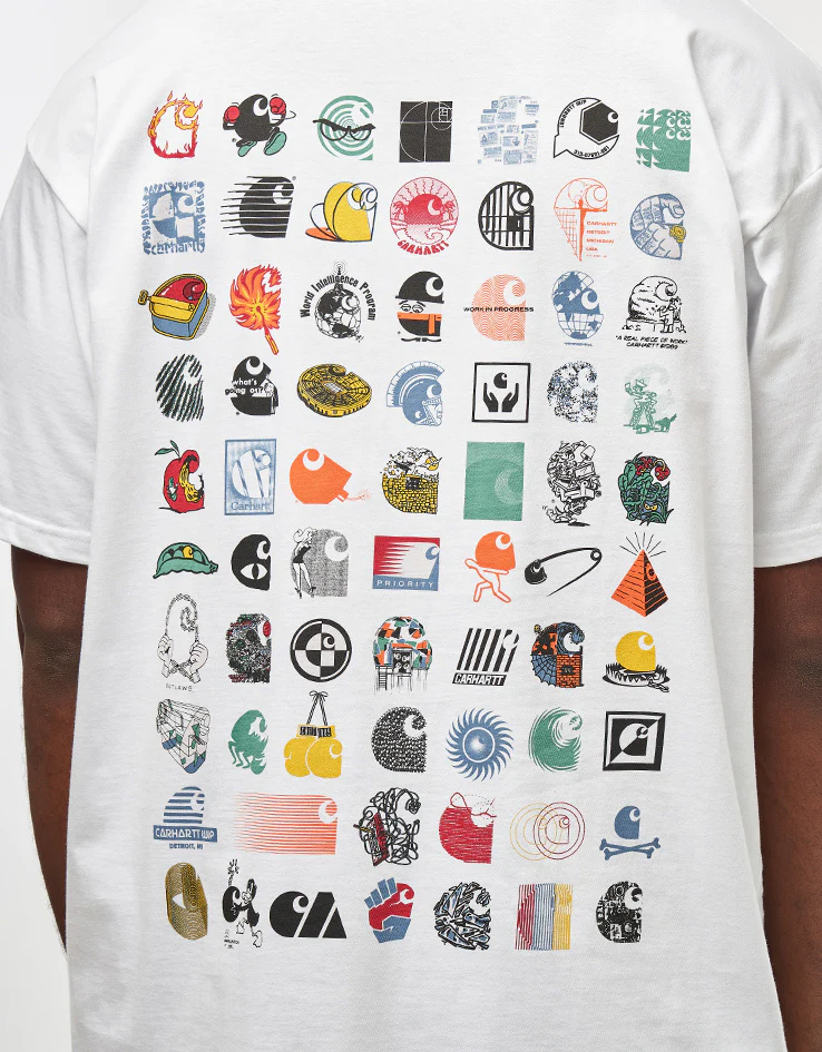 Carhartt WIP S/S C Logo Archive T-Shirt - White - Image 4