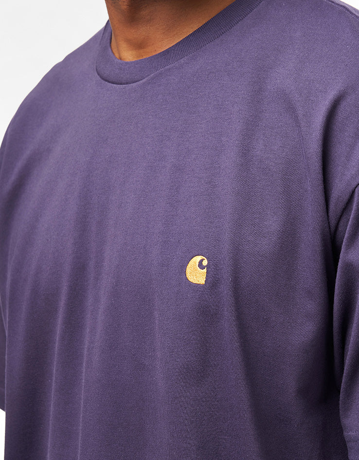 Carhartt WIP S/S Chase T-Shirt - Lakers/Gold - Image 3