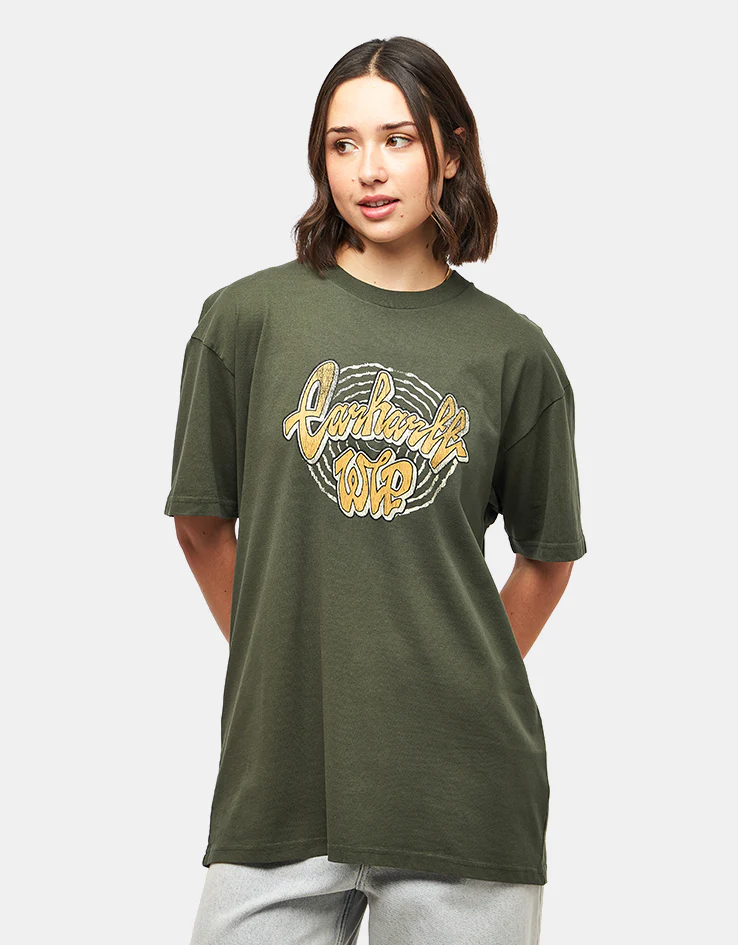 Carhartt WIP S/S Chedda T-Shirt - Opuntia (Heavy Stone Wash) - Image 6