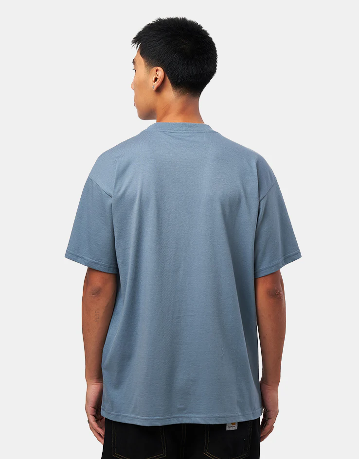 Carhartt WIP S/S Duck Duck T-Shirt - Velvet Blue - Image 3