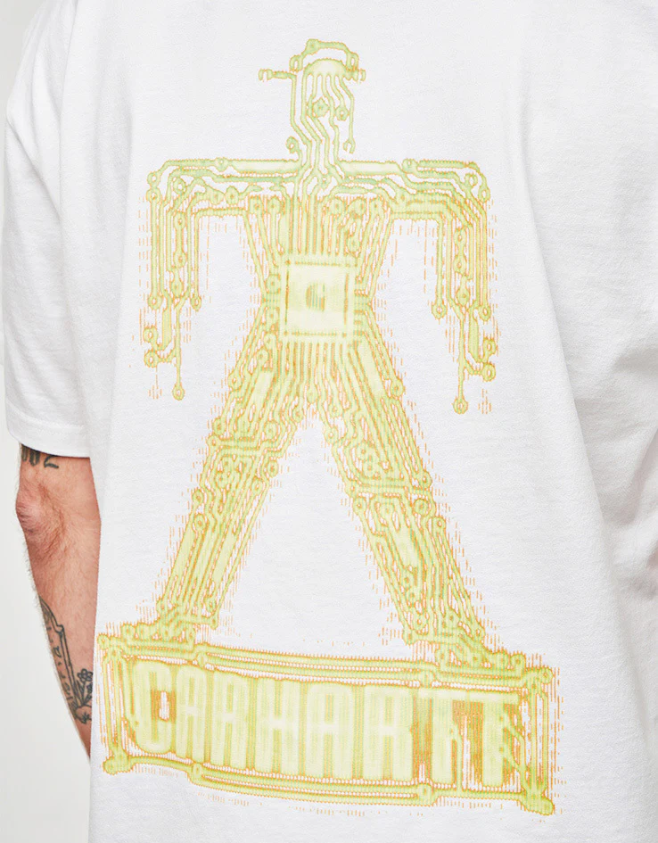 Carhartt WIP S/S Electric Boogie T-Shirt - White - Image 3