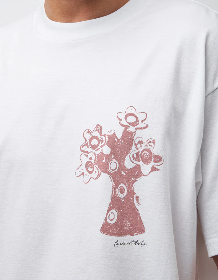Carhartt WIP S/S Forma T-Shirt - White (Heavy Stone Wash) - Image 4
