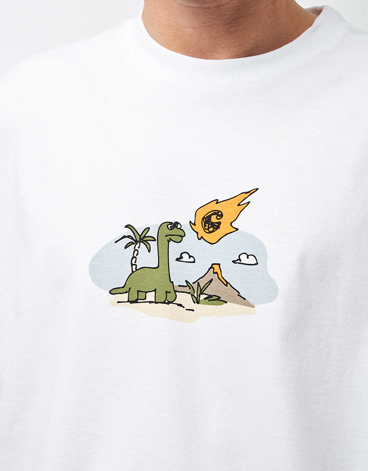 Carhartt WIP S/S Impact T-Shirt - White - Image 3