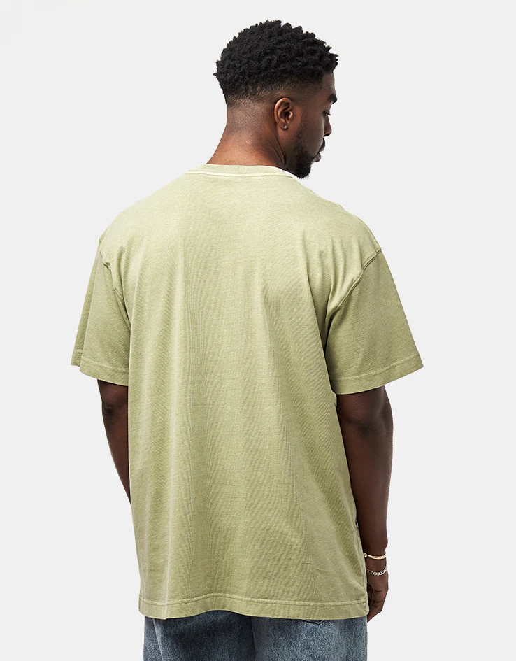 Carhartt WIP S/S Nelson T-Shirt - Gentle Green (Garment Dyed) - Image 2