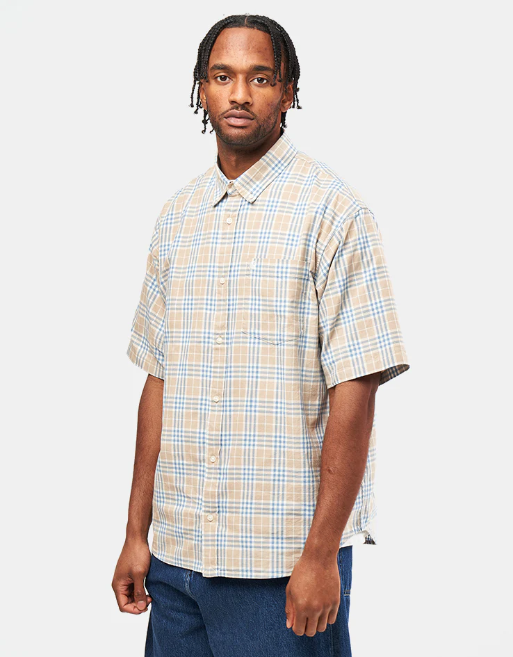 Carhartt WIP S/S Niven Shirt - Niven Check/Wall/Wax - Image 2