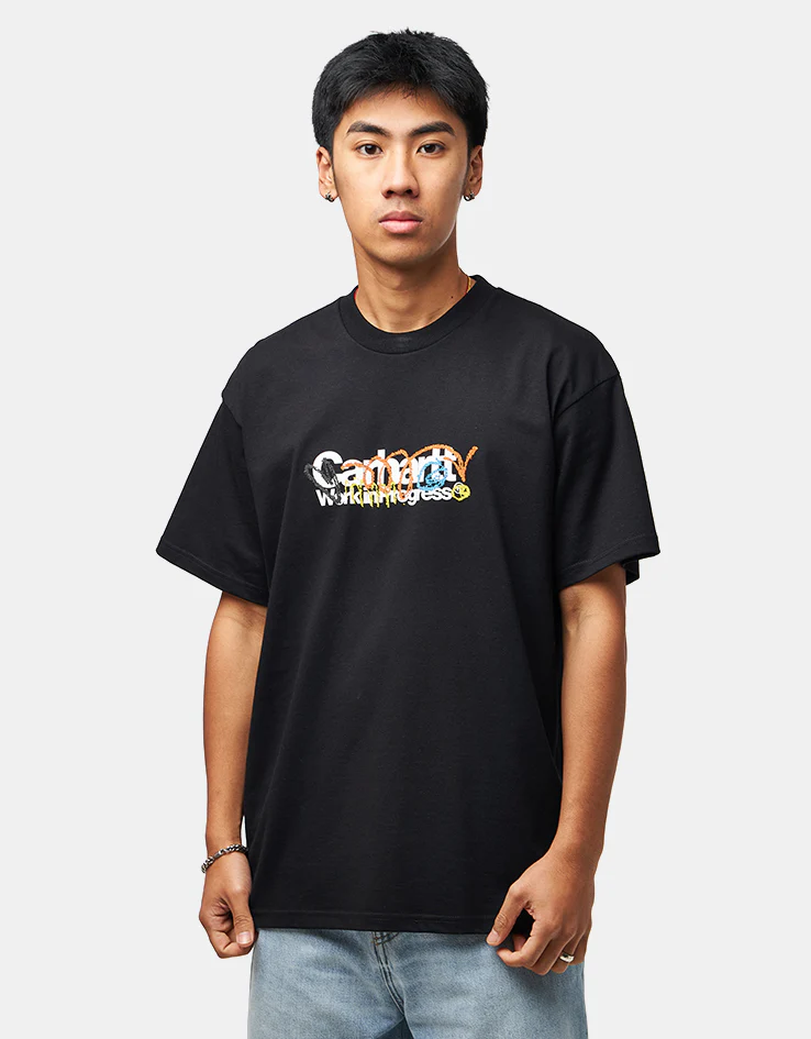 Carhartt WIP S/S Primary T-Shirt - Black - Image 2