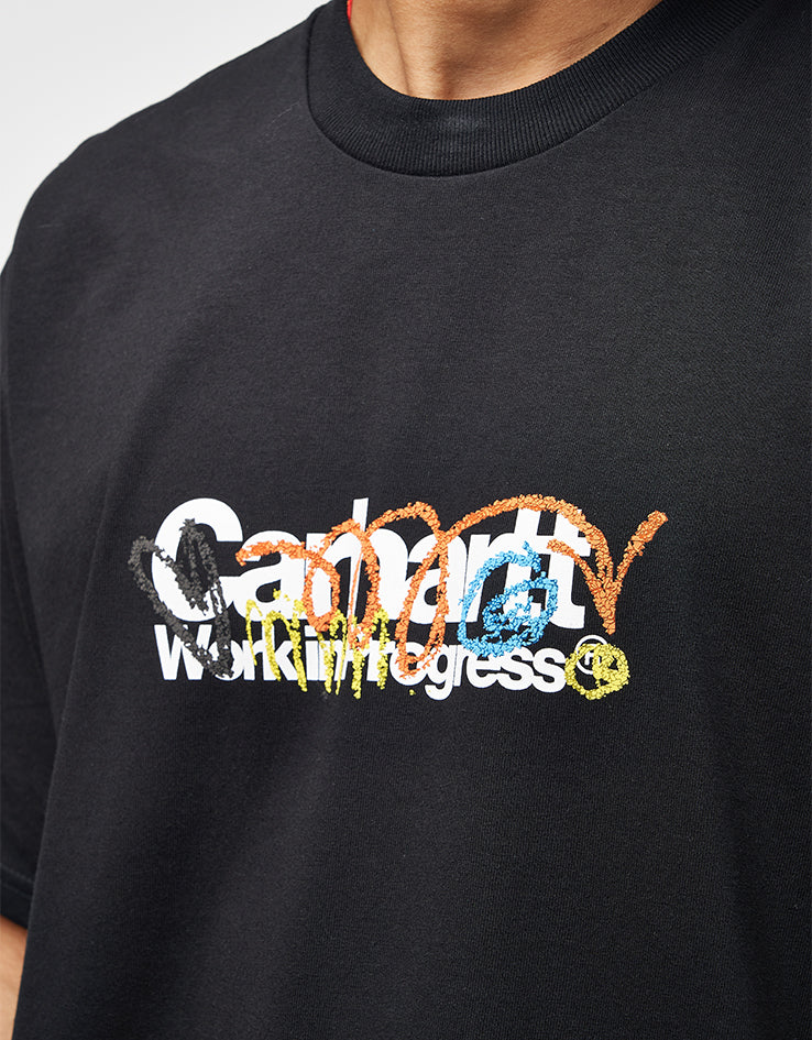 Carhartt WIP S/S Primary T-Shirt - Black - Image 4