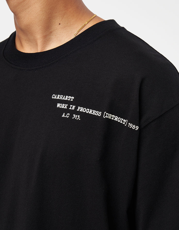 Carhartt WIP S/S Punched T-Shirt - Black - Image 2