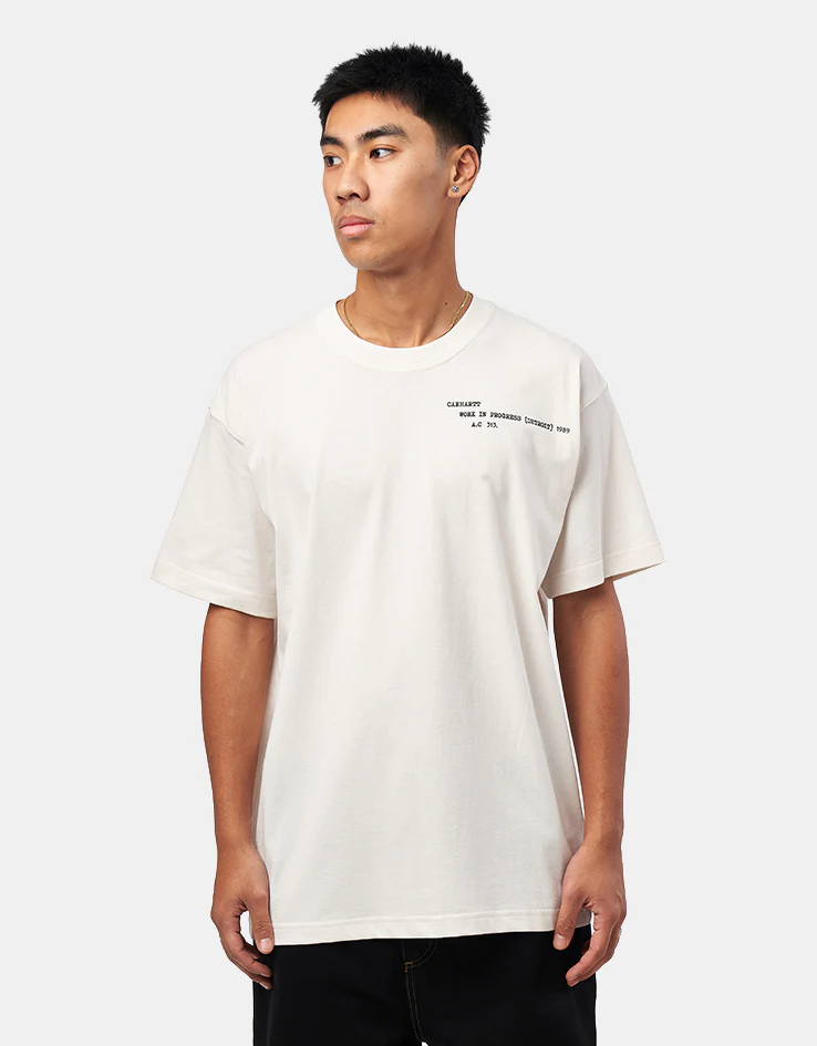 Carhartt WIP S/S Punched T-Shirt - Wax - Image 3