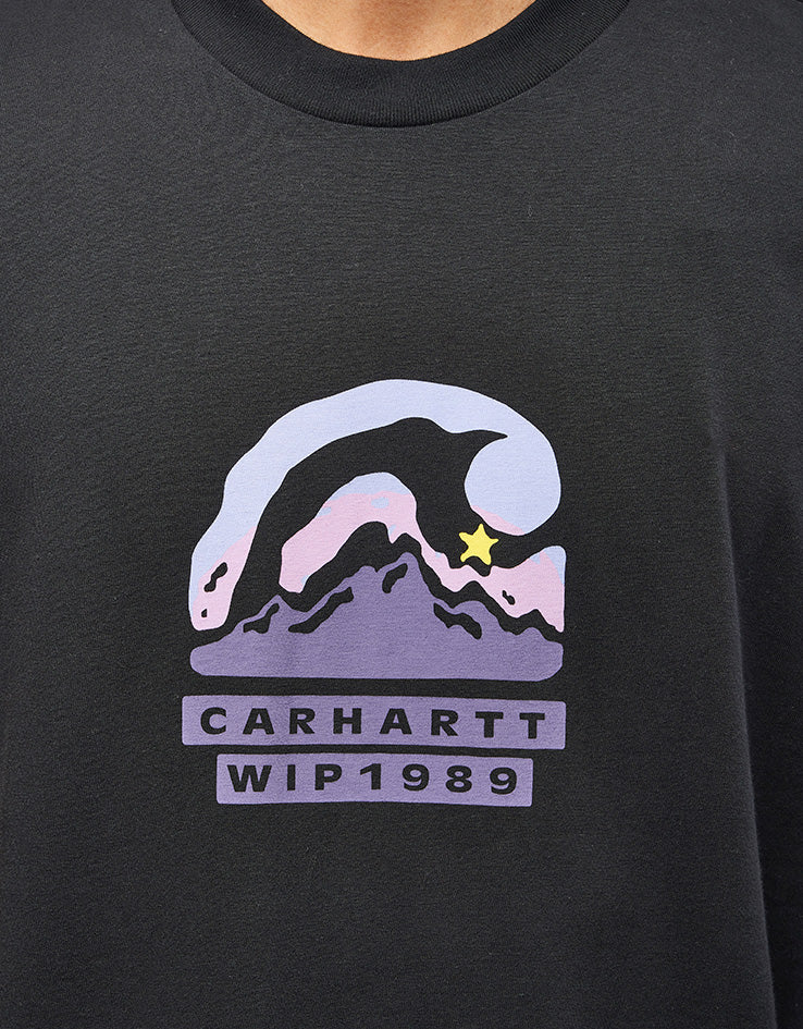 Carhartt WIP S/S Rising Helix T-Shirt - Black - Image 3