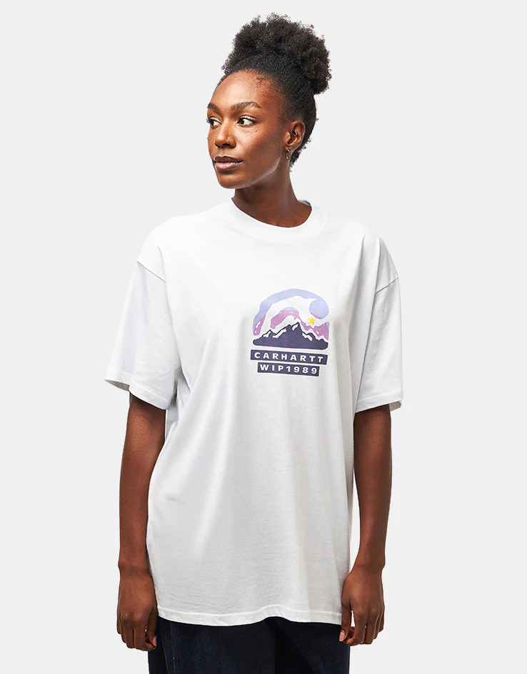Carhartt WIP S/S Rising Helix T-Shirt - White - Image 6